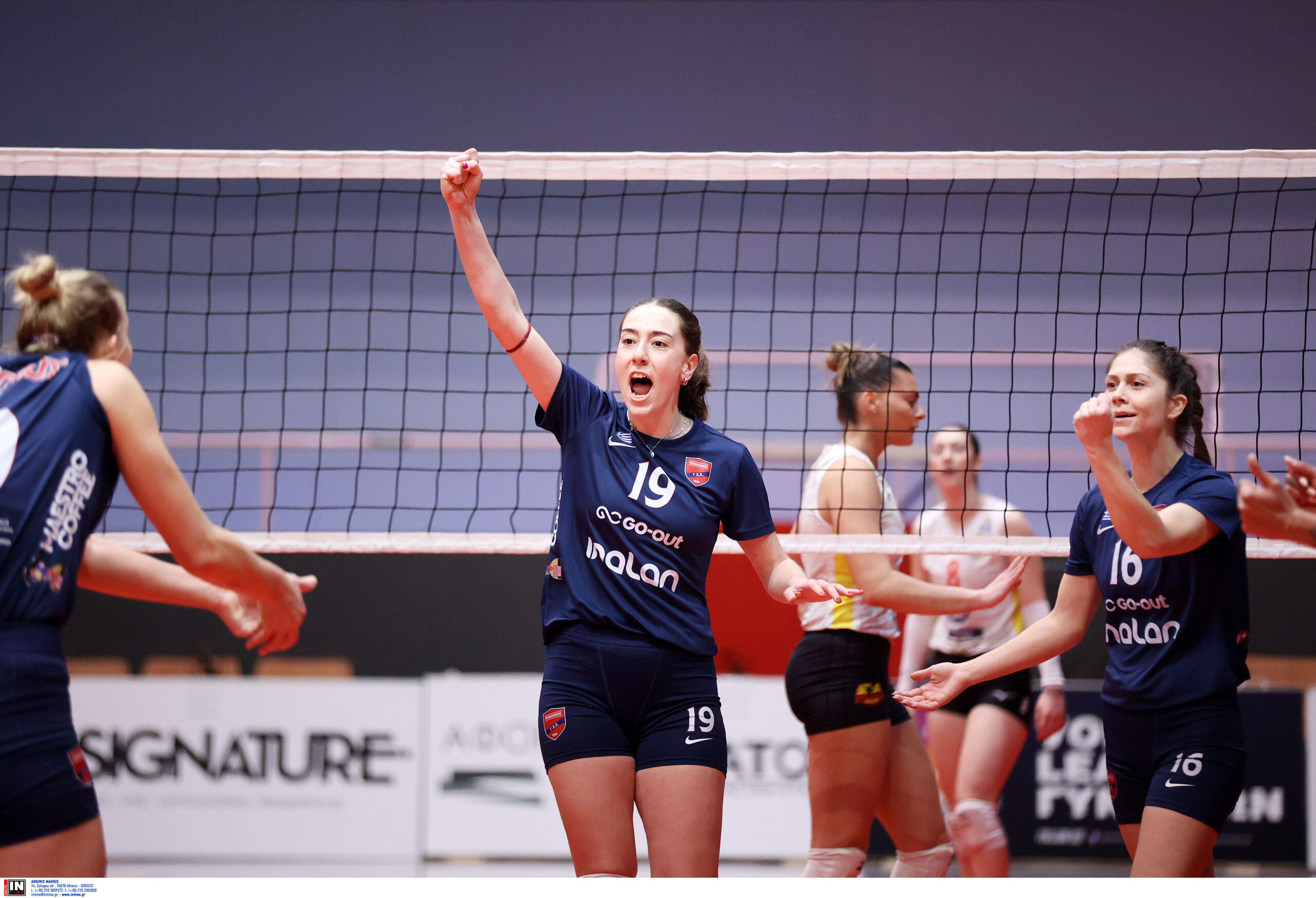 ÐÁÍÉÙÍÉÏÓ ÁÌÁÆÏÍÅÓ <br> VOLLEY LEAGUE ÃÕÍÁÉÊÙÍ 20242025 The Volley Lovers