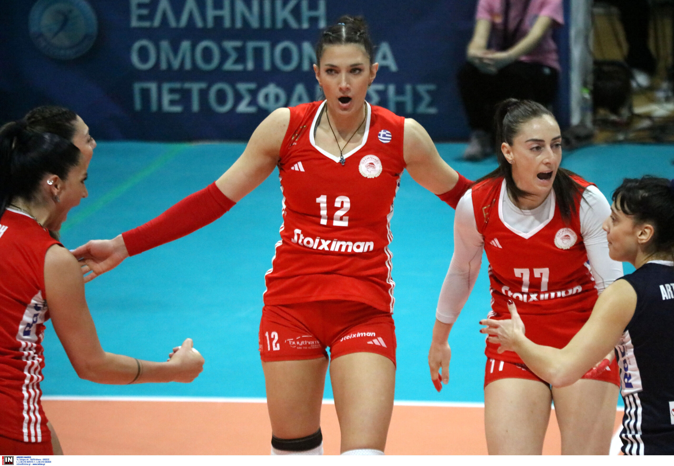 ÏËÕÌÐÉÁÊÏÓ ÈÇÑÁ <BR> ÇÌÉÔÅËÉÊÏÓ FINAL 4 The Volley Lovers