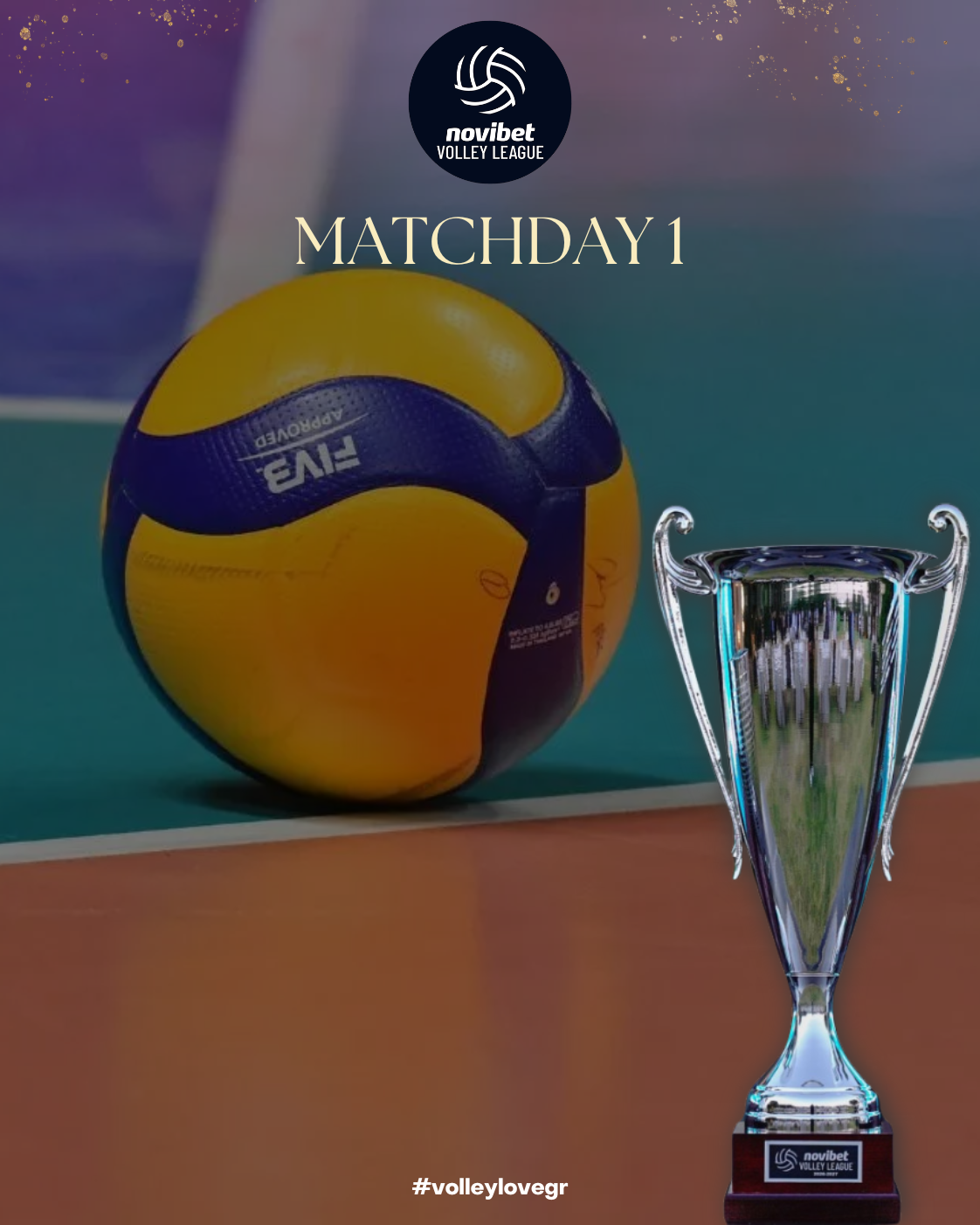 Matchday 1 — Novibet Volley League Ανδρών